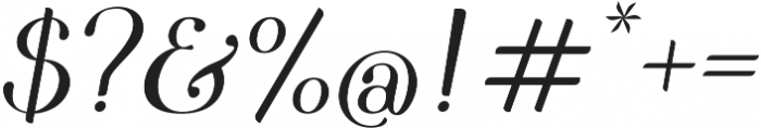 Pedrera Italic otf (400) Font OTHER CHARS