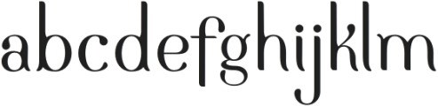 Pedrera-Regular otf (400) Font LOWERCASE