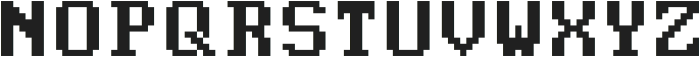 PegasusPixel ttf (400) Font UPPERCASE