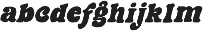 PegiaDisplayItalic-Italic otf (400) Font LOWERCASE