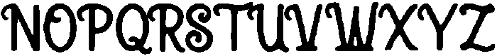 Pekufa ttf (400) Font UPPERCASE