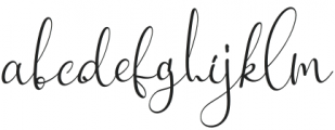 Pelagic Regular otf (400) Font LOWERCASE