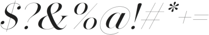 PelagicBird-BoldItalic otf (700) Font OTHER CHARS