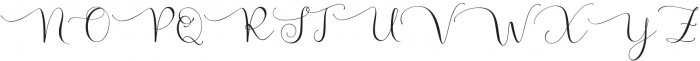 Pelangi script Regular otf (400) Font UPPERCASE