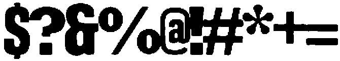 PeliodCourse otf (400) Font OTHER CHARS