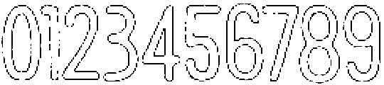 Pelmeni Brush Outline otf (400) Font OTHER CHARS
