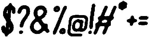 Pelmeni Chalk Italic otf (400) Font OTHER CHARS