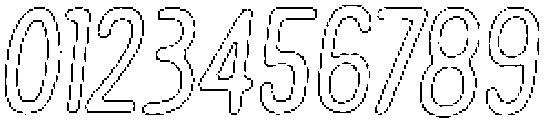 Pelmeni Chalk Outline Italic otf (400) Font OTHER CHARS