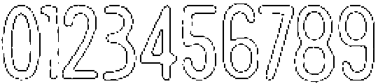 Pelmeni Chalk Outline otf (400) Font OTHER CHARS