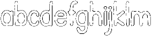 Pelmeni Chalk Outline otf (400) FONT