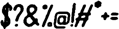 Pelmeni Eroded Italic otf (400) Font OTHER CHARS