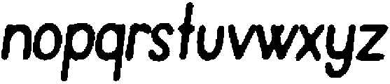 Pelmeni Eroded Italic otf (400) Font LOWERCASE