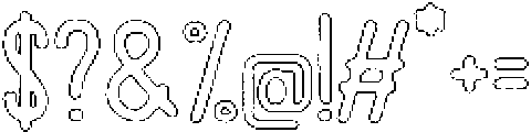 Pelmeni Graphite Outline otf (400) Font OTHER CHARS