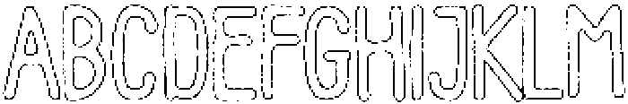 Pelmeni Graphite Outline otf (400) Font UPPERCASE