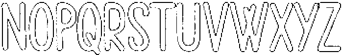 Pelmeni Graphite Outline otf (400) Font UPPERCASE
