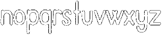 Pelmeni Graphite Outline otf (400) Font LOWERCASE