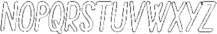 Pelmeni Liner Outline Italic otf (400) Font UPPERCASE