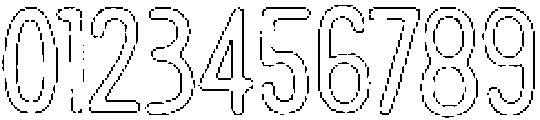 Pelmeni Pencil Outline otf (400) Font OTHER CHARS