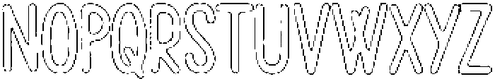 Pelmeni Pencil Outline otf (400) Font UPPERCASE