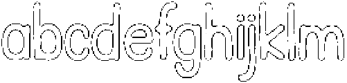 Pelmeni Pencil Outline otf (400) FONT