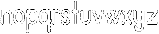 Pelmeni Pencil Outline otf (400) Font LOWERCASE