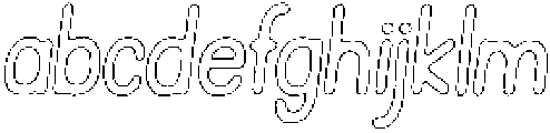 Pelmeni Rough Outline Italic otf (400) FONT