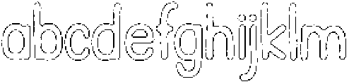 Pelmeni Rough Outline otf (400) FONT