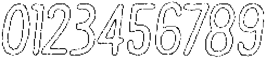 Pelmeni Wax Outline Italic otf (400) Font OTHER CHARS