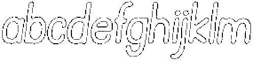 Pelmeni Wax Outline Italic otf (400) FONT
