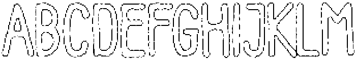 Pelmeni Wax Outline otf (400) Font UPPERCASE