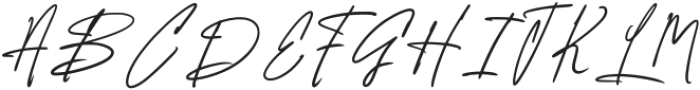 Pelsiwe Signature Regular otf (400) Font UPPERCASE