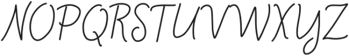 Pen Parcel Script Regular otf (400) Font UPPERCASE