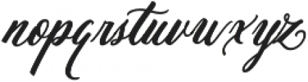 Pen Swan Bold Italic otf (700) Font LOWERCASE