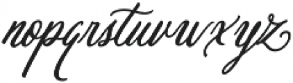 Pen Swan Italic otf (400) Font LOWERCASE
