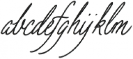 Pen Swan Monoline Italic otf (400) Font LOWERCASE