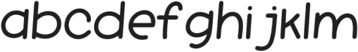 Pen and Marker Font - Italic Regular otf (400) Font LOWERCASE