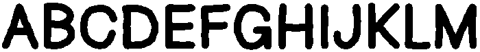 PenFlow Bold otf (700) Font UPPERCASE