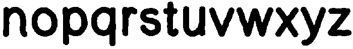 PenFlow Bold otf (700) Font LOWERCASE