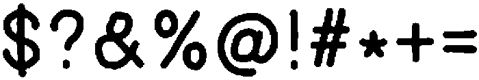 PenFlow Semibold otf (600) Font OTHER CHARS