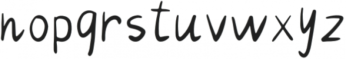 PenFont Regular otf (400) Font LOWERCASE