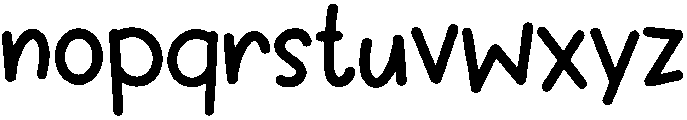 Pencil Case Regular otf (400) Font LOWERCASE