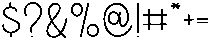 Pencil Eraser Regular otf (400) Font OTHER CHARS