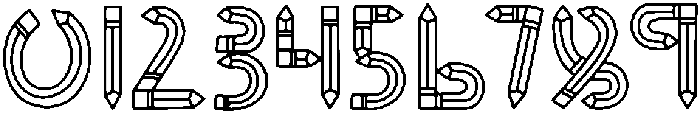 Pencil Regular otf (400) Font OTHER CHARS