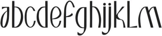 Pendowo Regular ttf (400) Font LOWERCASE