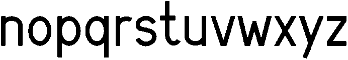 Penelope Regular otf (400) Font LOWERCASE