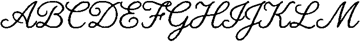 Penfold Grace Regular otf (400) Font UPPERCASE