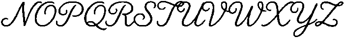 Penfold Grace Regular otf (400) Font UPPERCASE