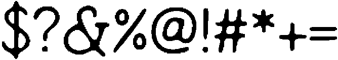 Penjinak Typewriter Alt01 otf (400) Font OTHER CHARS