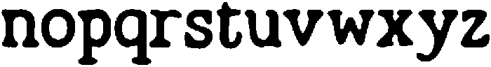Penjinak Typewriter Alt02 otf (400) Font LOWERCASE