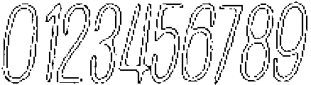 Penjoy Angular Outline Italic otf (400) Font OTHER CHARS
